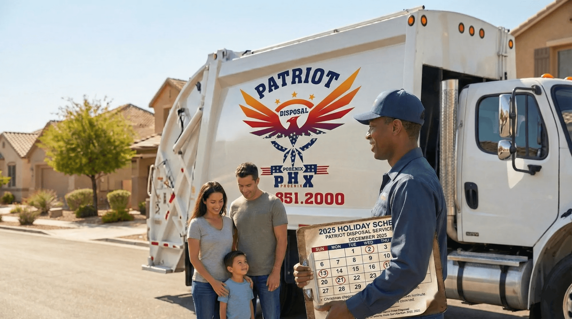 2025 Holiday Schedule: Patriot Disposal Service Dates