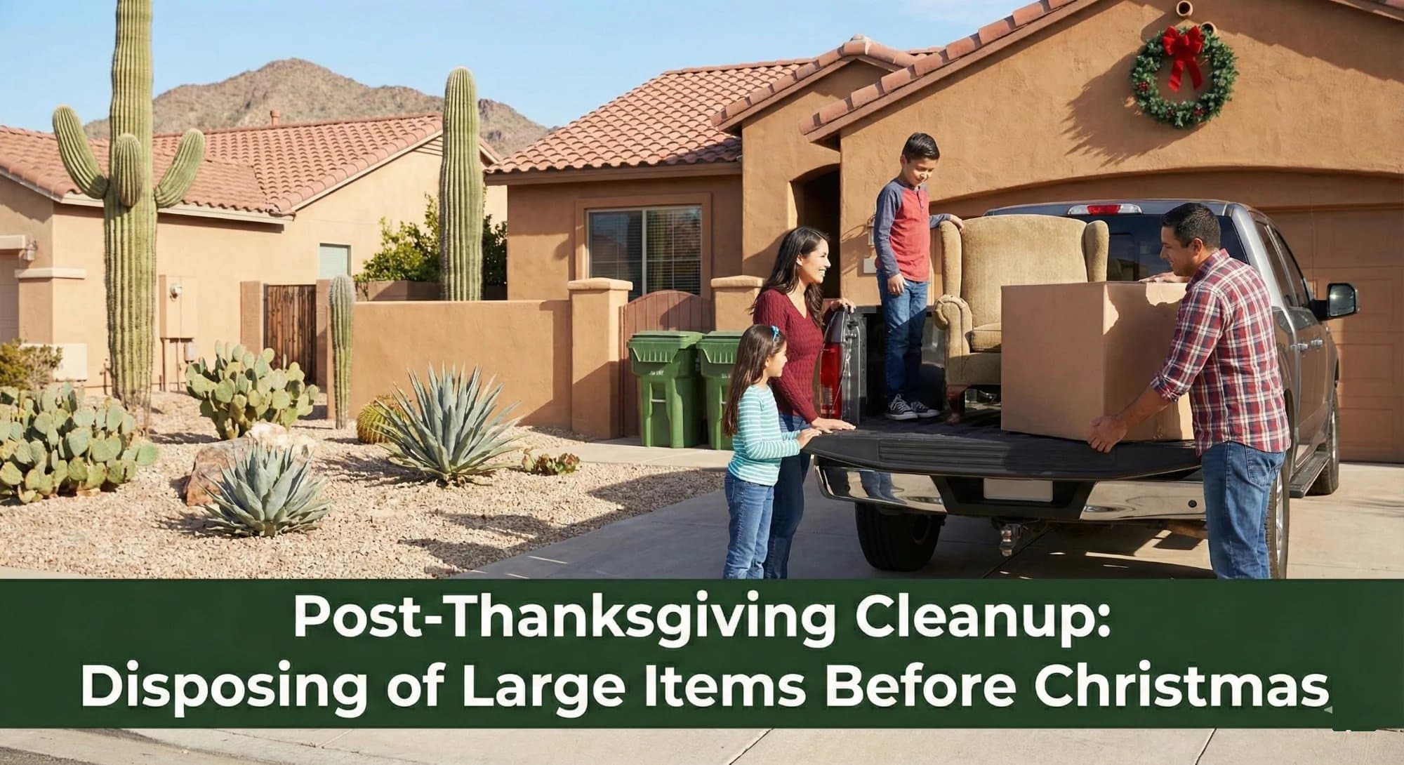 Post-Thanksgiving Cleanup: Disposing of Large Items Before Christmas